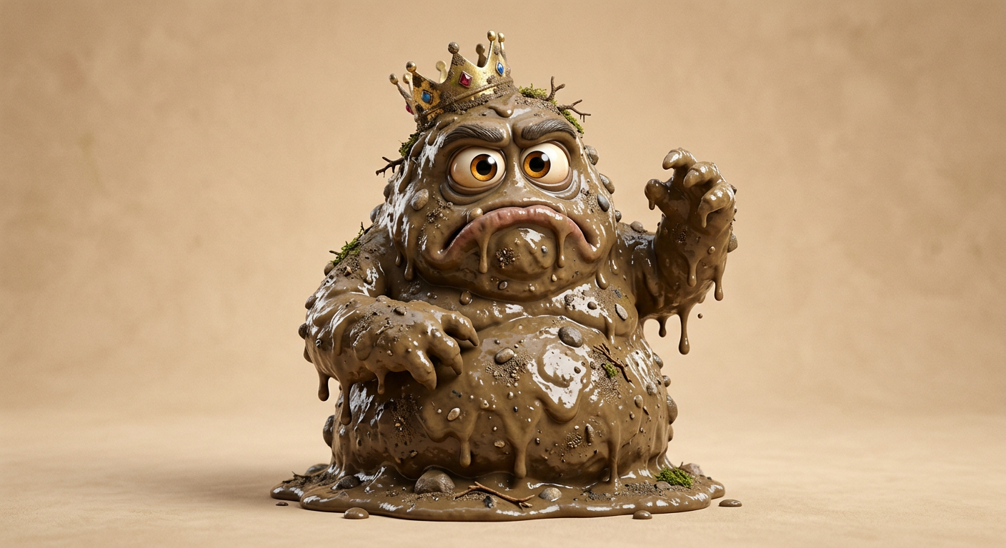 The TSS Tyrant, a silly cartoon villain